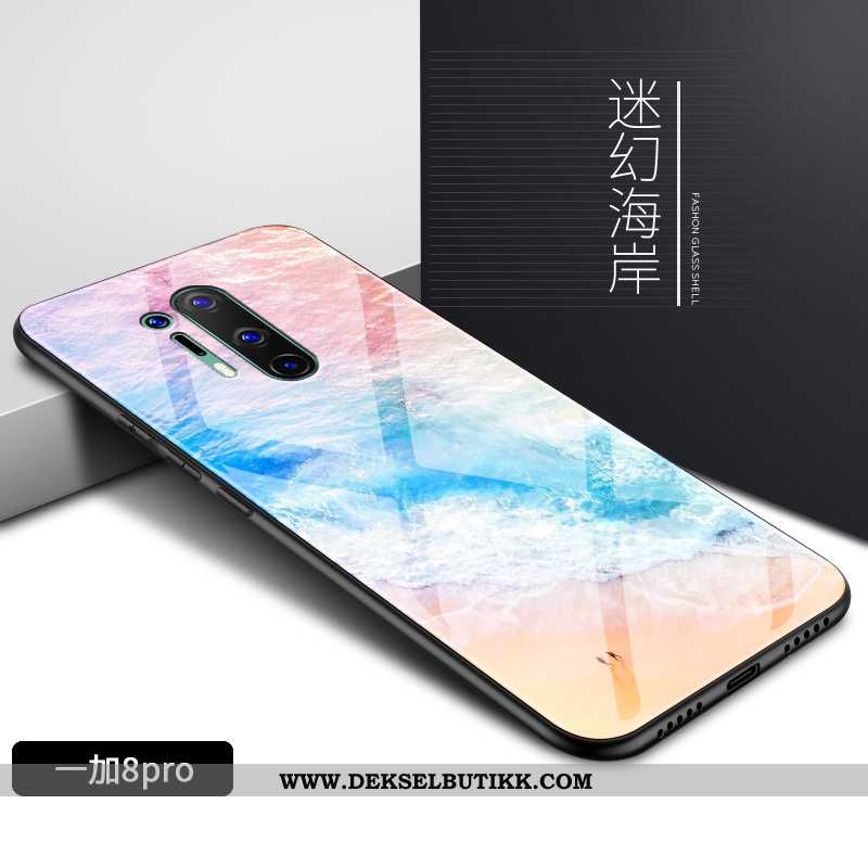 Deksel Oneplus 8 Pro Silikon Mønster Anti-fall Nye Farge, Etui Oneplus 8 Pro Beskyttelse Billige