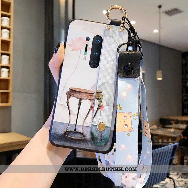 Deksel Oneplus 8 Pro Vintage Myke Lovers Blomster Beige, Etui Oneplus 8 Pro Trend Tilbud