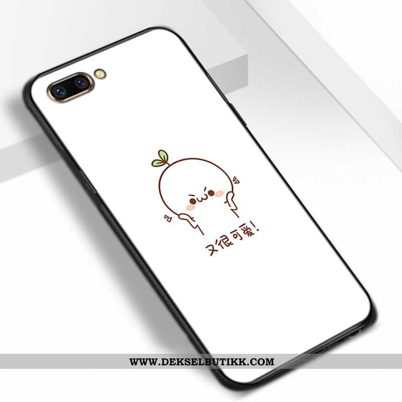 Deksel Oppo A5 Cartoon Mobiltelefon Hvit Hvitt, Etui Oppo A5 Myke Tilbud