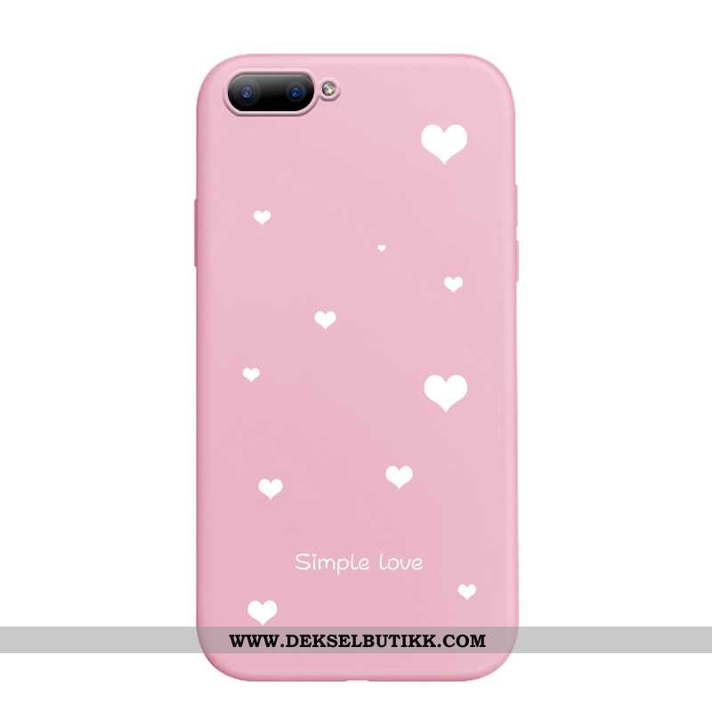 Deksel Oppo A5 Cartoon Tempe~~pos Beskyttelse Myke Rosa, Etui Oppo A5 Trend Tilbud