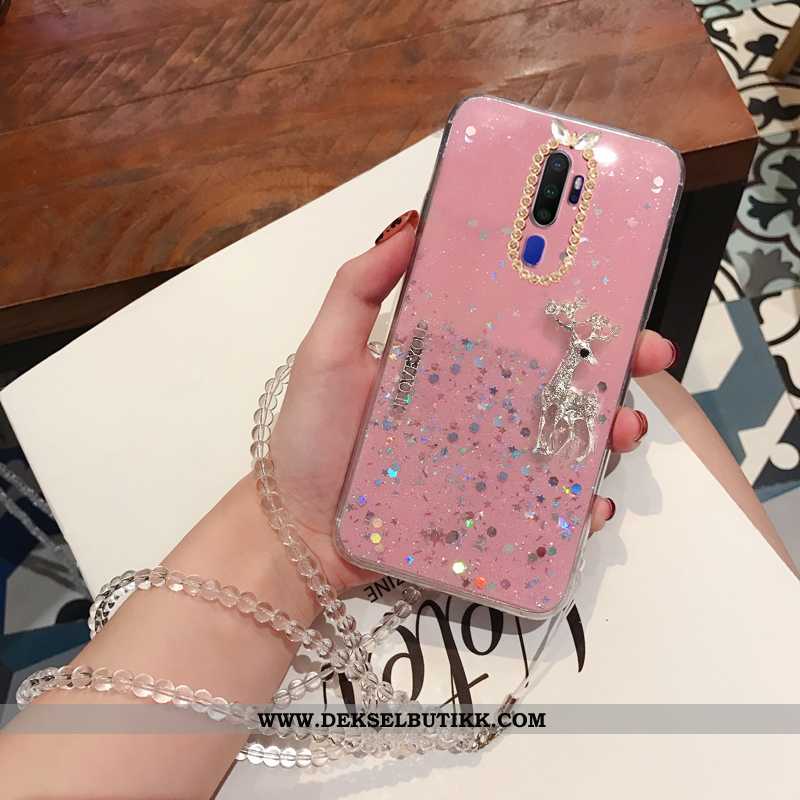 Deksel Oppo A9 2020 Skjermbeskytter Tempe~~pos Krystall Hvitt, Etui Oppo A9 2020 Beskyttelse Tilbud