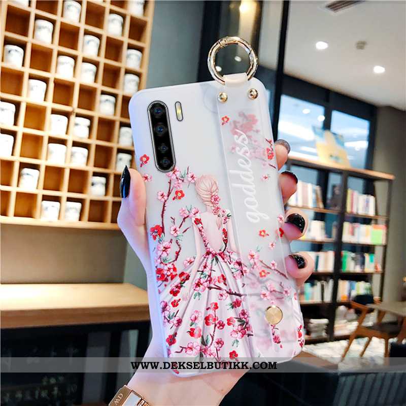 Deksel Oppo A91 Myke Av Personlighet Nubuck Rosa, Etui Oppo A91 Silikon Rabatt