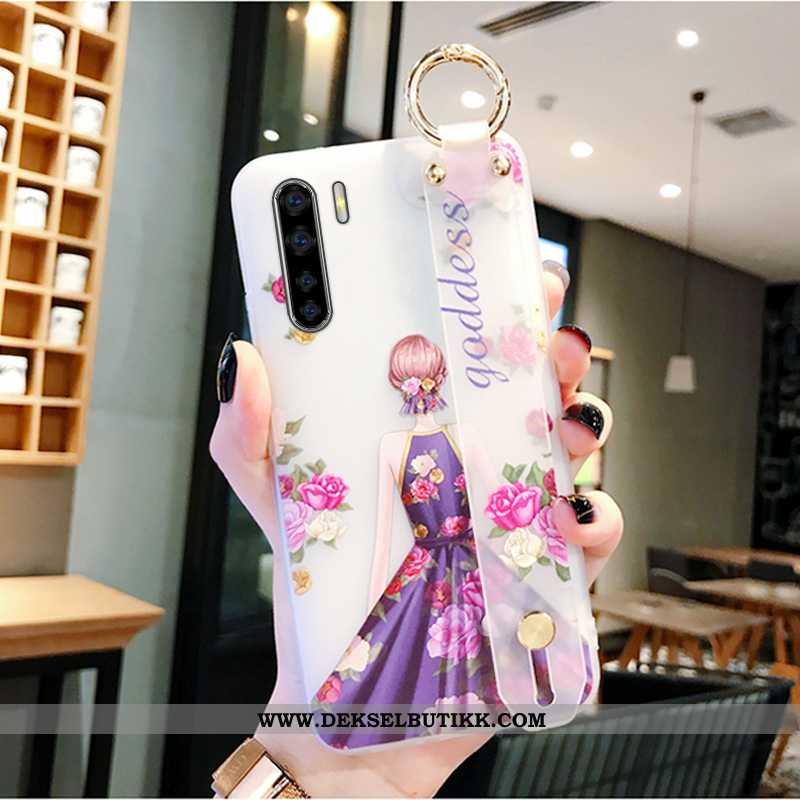 Deksel Oppo A91 Myke Av Personlighet Nubuck Rosa, Etui Oppo A91 Silikon Rabatt