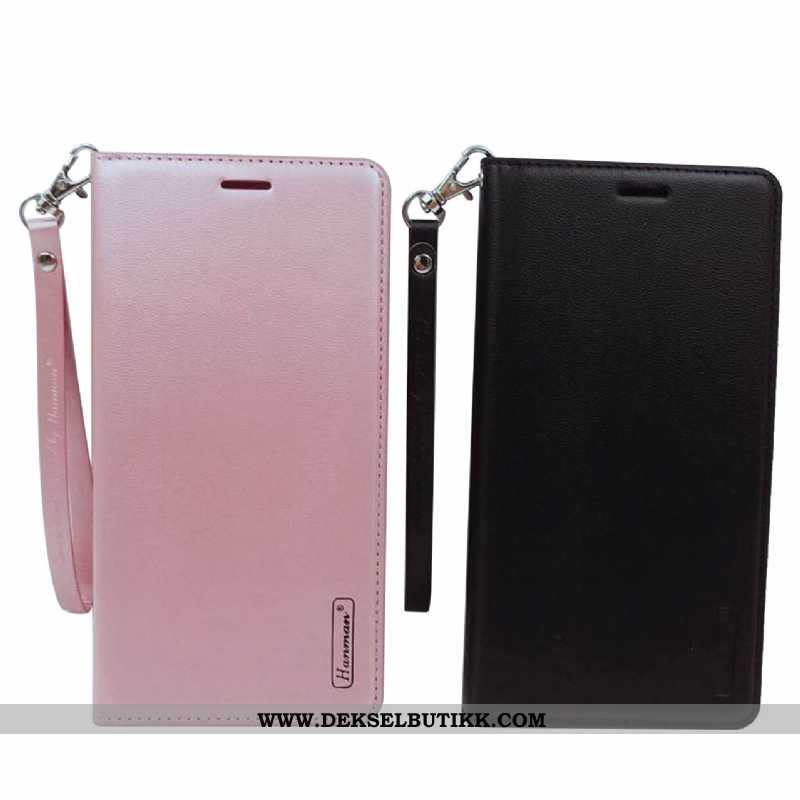 Deksel Oppo A91 Skinndeksel Anti-fall Svart Folio, Etui Oppo A91 Skinn Billige