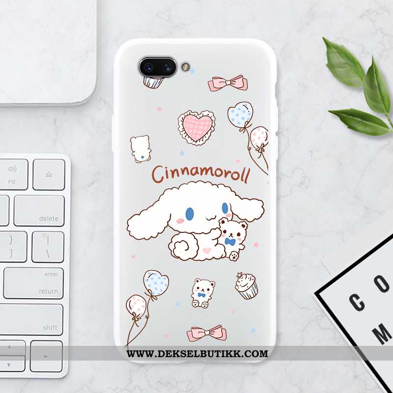 Deksel Oppo Ax5 Nubuck Etui Silikon Hvit Hvitt, Oppo Ax5 Cartoon Tilbud