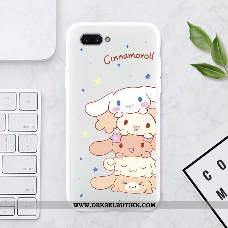 Deksel Oppo Ax5 Nubuck Etui Silikon Hvit Hvitt, Oppo Ax5 Cartoon Tilbud