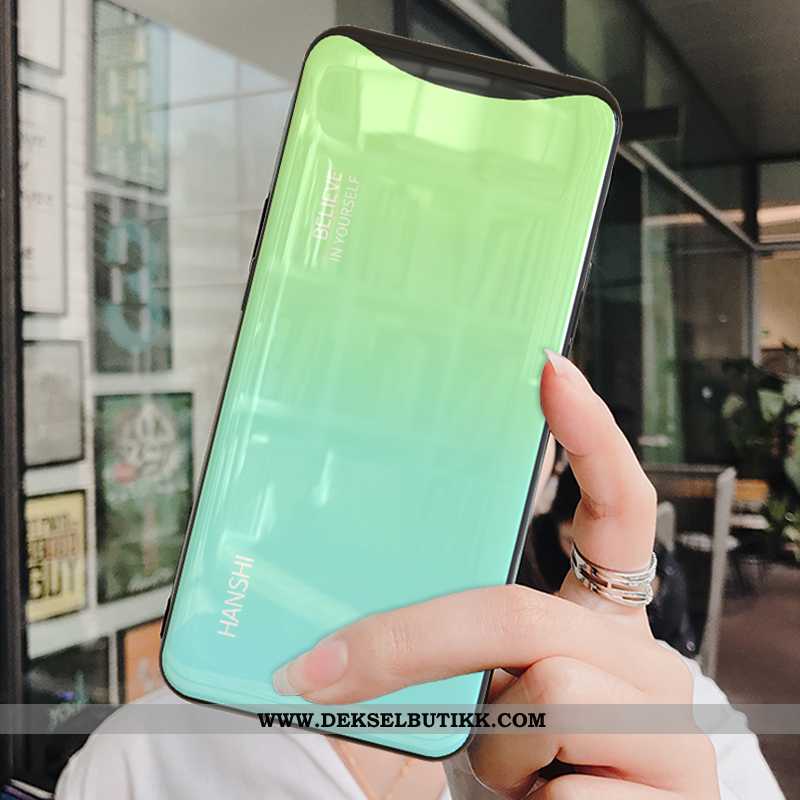 Deksel Oppo Find X Kreativ Glass Nubuck Alt Inkludert Rosa, Etui Oppo Find X Vakker Billig