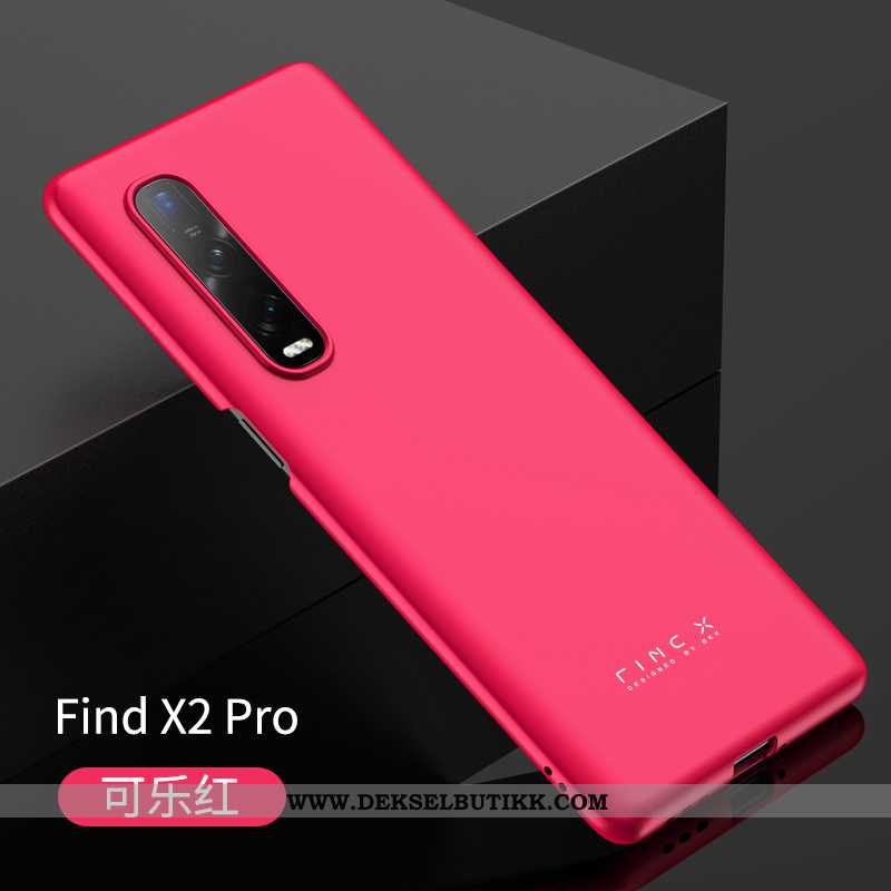 Deksel Oppo Find X2 Pro Tynne Alt Inkludert Ultra Hard Oransje, Etui Oppo Find X2 Pro Beskyttelse Ti