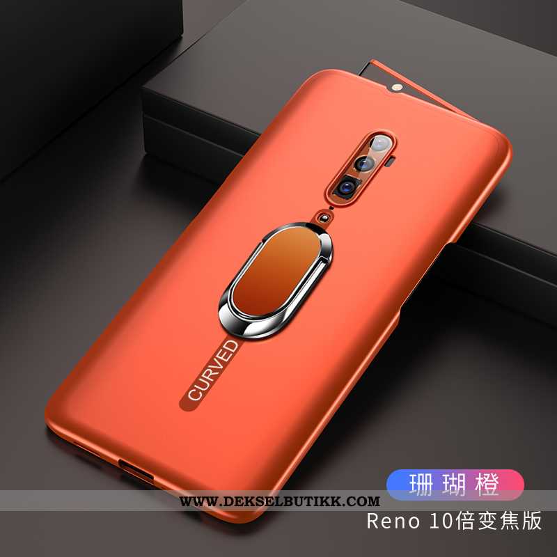 Deksel Oppo Reno 10x Zoom Beskyttelse Etui Hard Oransje, Oppo Reno 10x Zoom Nubuck Tilbud