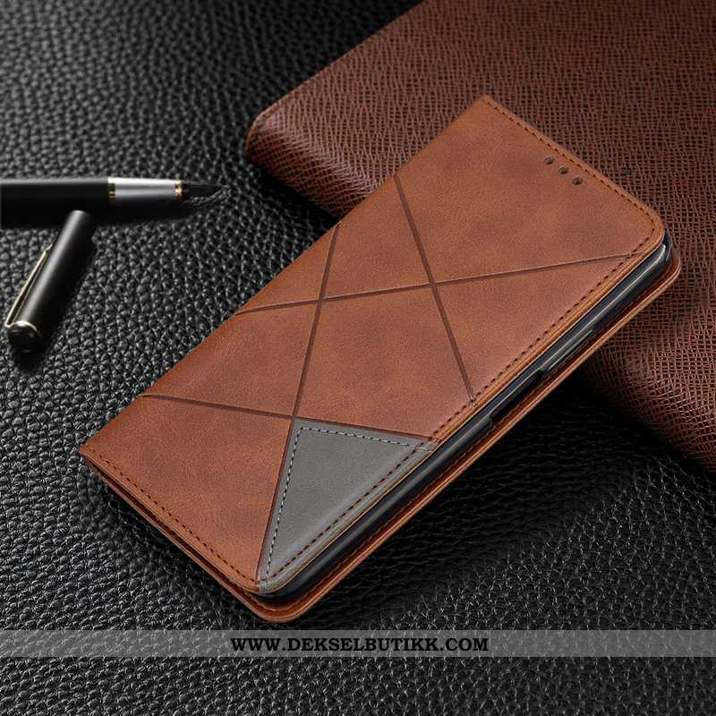 Deksel Oppo Reno 3 Beskyttelse Etui Folio Mobiltelefon Khaki, Oppo Reno 3 Skinndeksel Tilbud