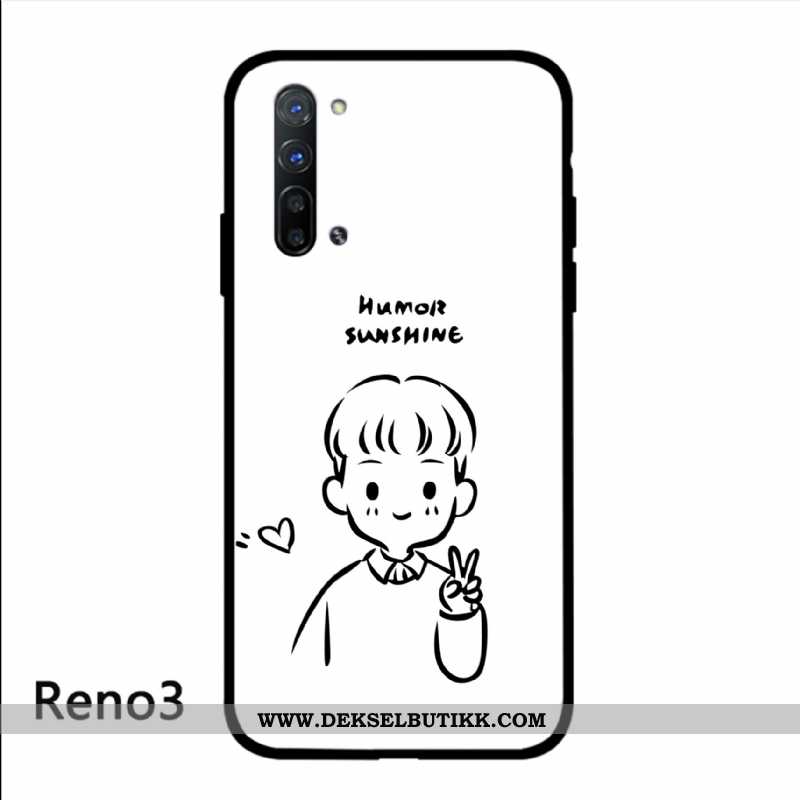 Deksel Oppo Reno 3 Beskyttelse Kreativ Kunst Etui Hvitt, Oppo Reno 3 Glass Butikk