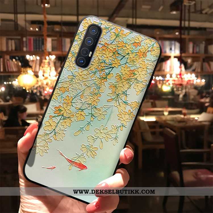 Deksel Oppo Reno 3 Pro Hengende Ornamenter Dusker Fersk Grønn, Etui Oppo Reno 3 Pro Av Personlighet 