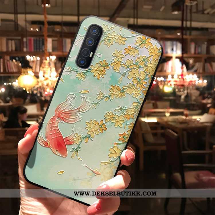 Deksel Oppo Reno 3 Pro Hengende Ornamenter Dusker Fersk Grønn, Etui Oppo Reno 3 Pro Av Personlighet 