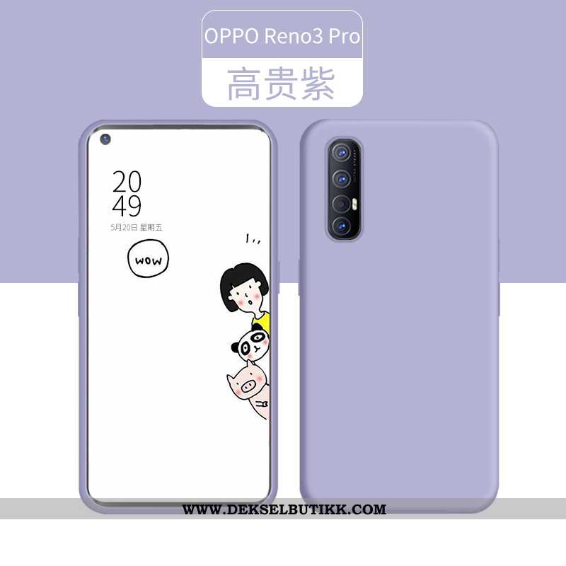 Deksel Oppo Reno 3 Pro Silikon Grønn Nye Tynne, Etui Oppo Reno 3 Pro Ultra Billig