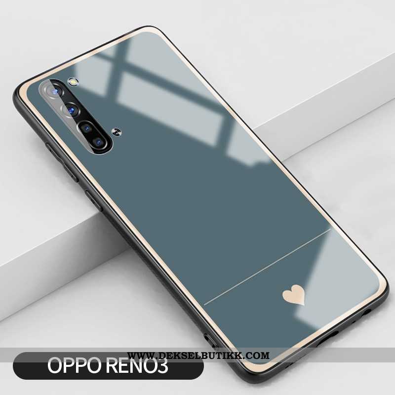 Deksel Oppo Reno 3 Silikon Vind Gull Grønn Grå, Etui Oppo Reno 3 Beskyttelse Tilbud