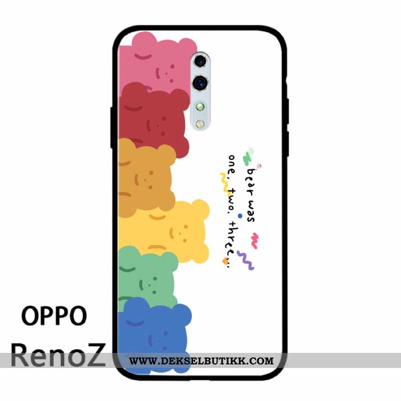 Deksel Oppo Reno Z Beskyttelse Mobiltelefon Alt Inkludert Hvitt, Etui Oppo Reno Z Glass På Nett