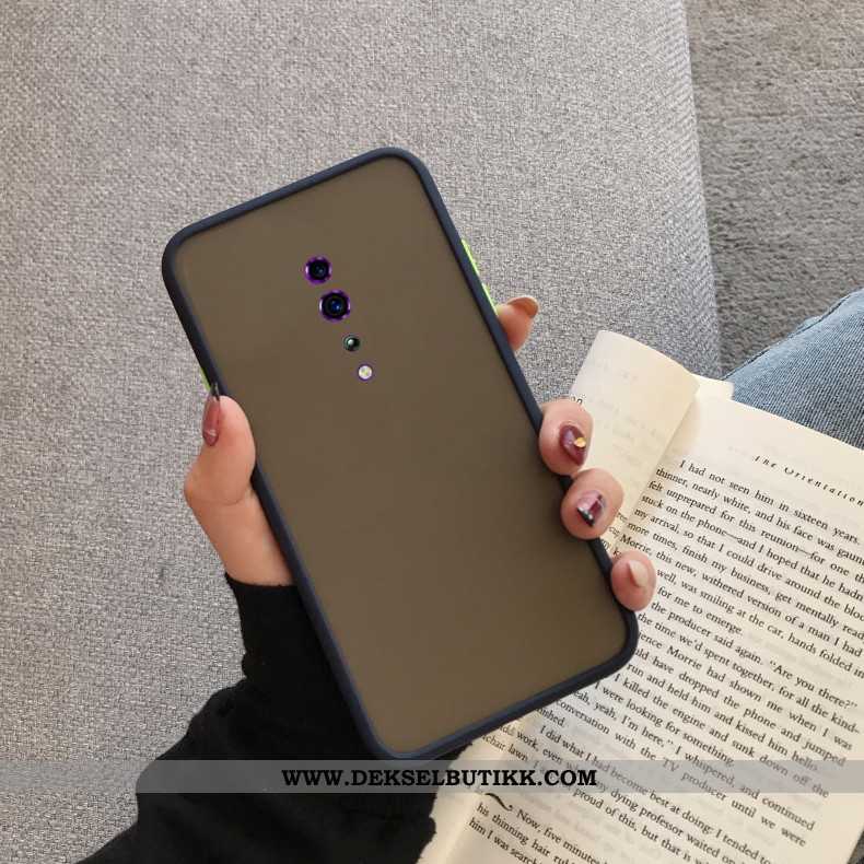 Deksel Oppo Reno Z Trend Rød Beskyttelse Nubuck, Etui Oppo Reno Z Myke På Nett