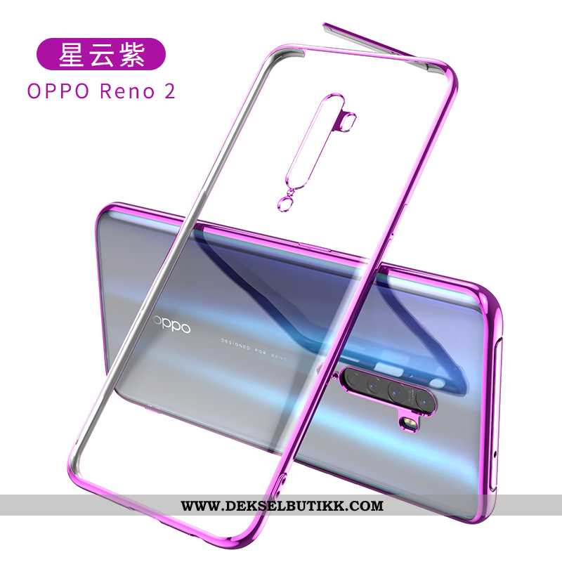 Deksel Oppo Reno2 Beskyttelse Fersk Lilla, Etui Oppo Reno2 Mote Billig