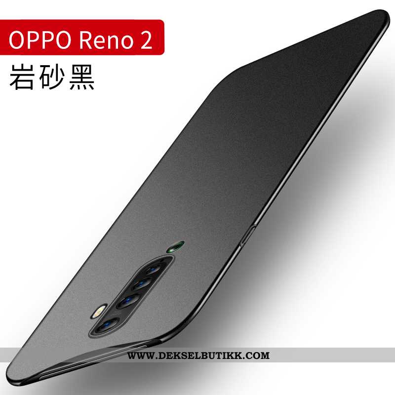 Deksel Oppo Reno2 Beskyttelse Hard Ultra Grå, Etui Oppo Reno2 Nubuck Billige