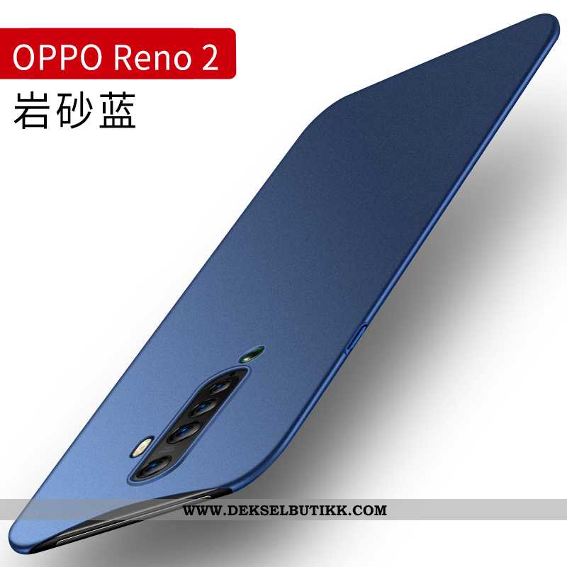 Deksel Oppo Reno2 Beskyttelse Hard Ultra Grå, Etui Oppo Reno2 Nubuck Billige