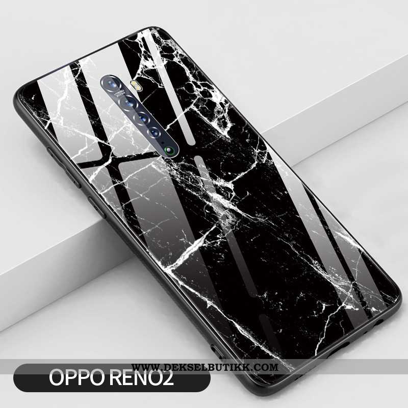 Deksel Oppo Reno2 Glass Stor Mobiltelefon Hvitt, Etui Oppo Reno2 Kreativ Tilbud