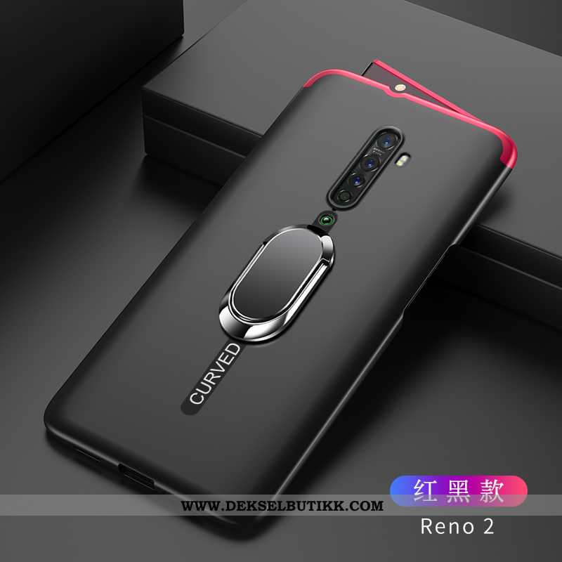 Deksel Oppo Reno2 Tynne Hard Trend Mørkeblå, Etui Oppo Reno2 Beskyttelse Kjøpe