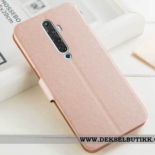 Deksel Oppo Reno2 Z Med Strass Anti-fall Beskyttelse Mobiltelefon Champagne, Etui Oppo Reno2 Z Skinn