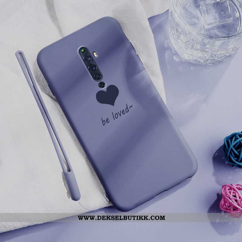 Deksel Oppo Reno2 Z Trend Kreativ Myke Anti-fall Svart, Etui Oppo Reno2 Z Ultra Butikk