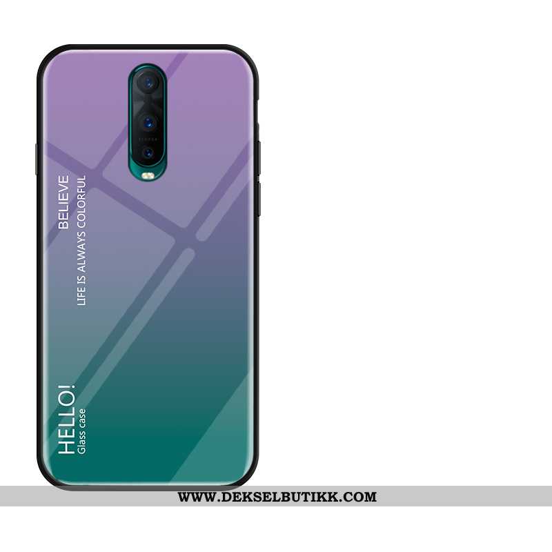 Deksel Oppo Rx17 Pro Glass Etui Tempe~~pos Rød, Oppo Rx17 Pro Myke Salg