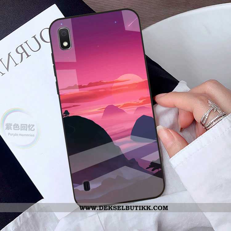 Deksel Samsung Galaxy A10 Beskyttelse Stjernene Etui Anti-fall Blå, Samsung Galaxy A10 Glass Billige