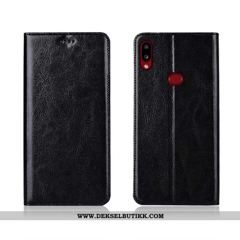 Deksel Samsung Galaxy A10s Myke Nye Mobiltelefon Skinn Brun, Etui Samsung Galaxy A10s Silikon Butikk