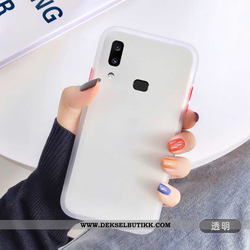 Deksel Samsung Galaxy A10s Nubuck Silikon Anti-fall Lovers Svart, Etui Samsung Galaxy A10s Av Person