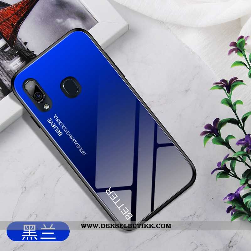 Deksel Samsung Galaxy A20e Hengende Ornamenter Gradient Mobiltelefon Blå, Etui Samsung Galaxy A20e G