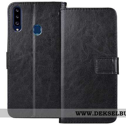 Deksel Samsung Galaxy A20s Beskyttelse Anti-fall Av Personlighet Svart, Etui Samsung Galaxy A20s Ski