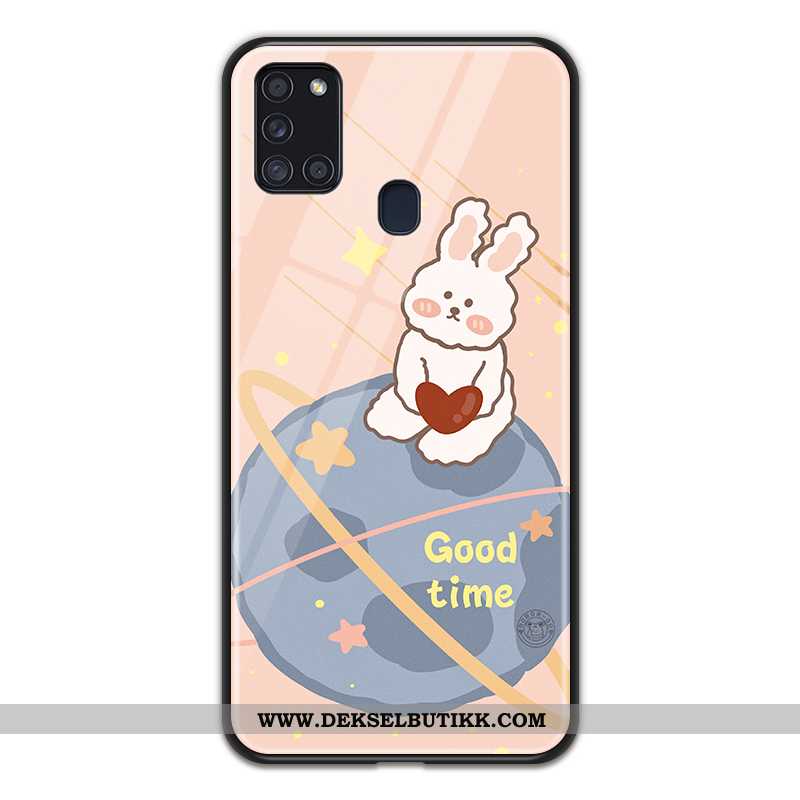 Deksel Samsung Galaxy A21s Cartoon Stjernene Anti-fall Svart, Etui Samsung Galaxy A21s Myke Tilbud