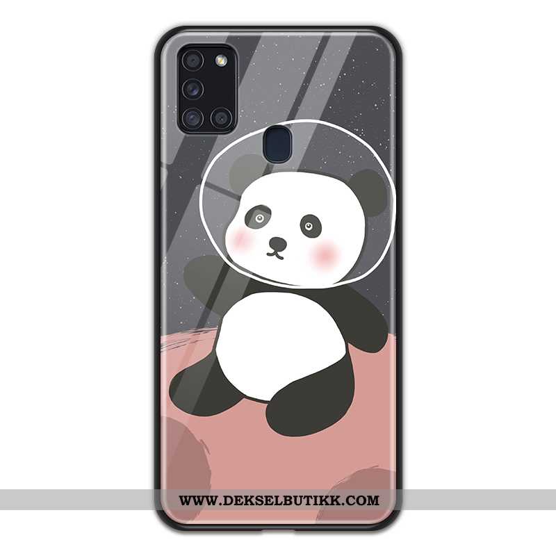 Deksel Samsung Galaxy A21s Cartoon Stjernene Anti-fall Svart, Etui Samsung Galaxy A21s Myke Tilbud