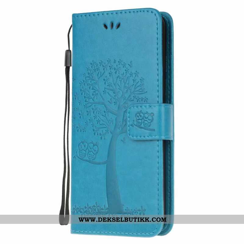 Deksel Samsung Galaxy A21s Lommebok Skinndeksel Mobiltelefon Folio Grønn, Etui Samsung Galaxy A21s M