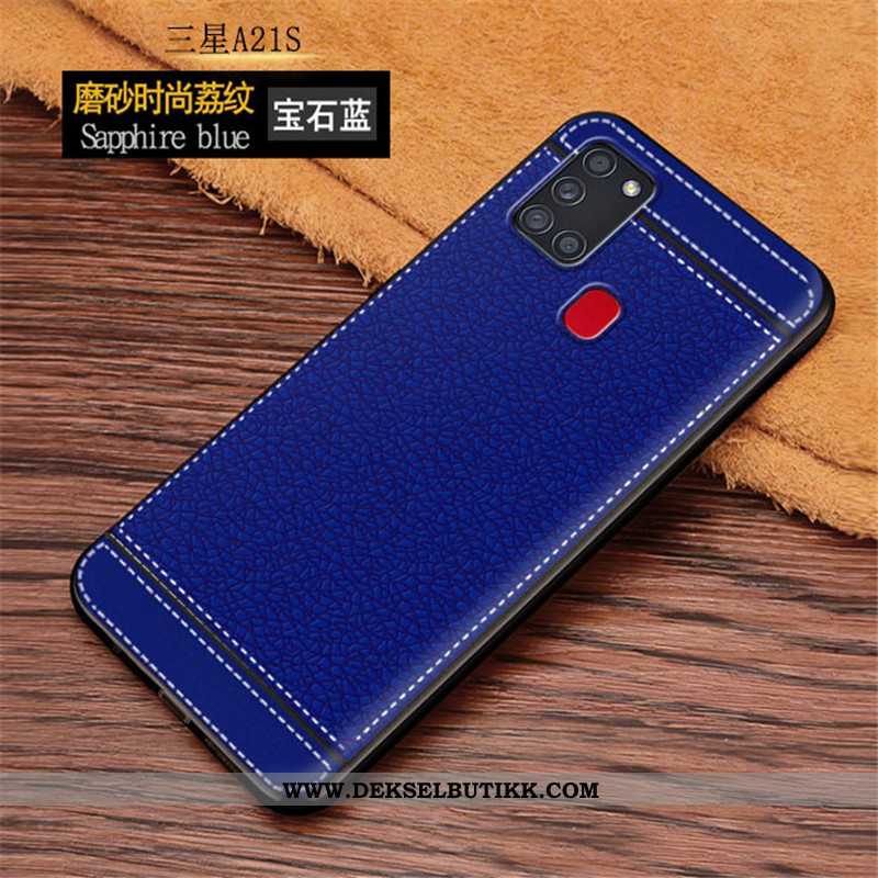 Deksel Samsung Galaxy A21s Nubuck Enkel Stjernene Myke Rosa, Etui Samsung Galaxy A21s Hengende Nakke