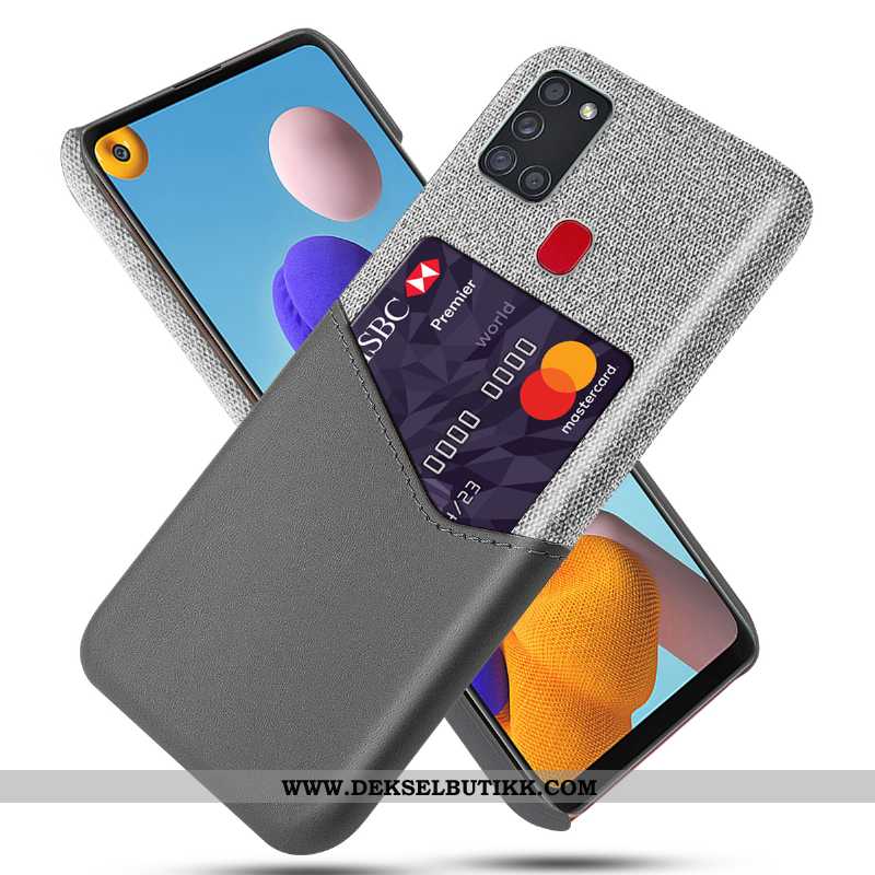 Deksel Samsung Galaxy A21s Skinndeksel Stjernene Beskyttelse Rød, Etui Samsung Galaxy A21s Av Person