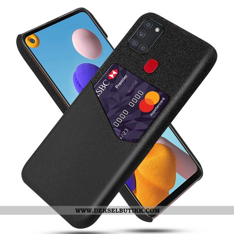 Deksel Samsung Galaxy A21s Skinndeksel Stjernene Beskyttelse Rød, Etui Samsung Galaxy A21s Av Person