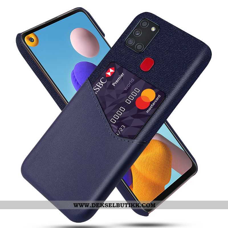 Deksel Samsung Galaxy A21s Skinndeksel Stjernene Beskyttelse Rød, Etui Samsung Galaxy A21s Av Person