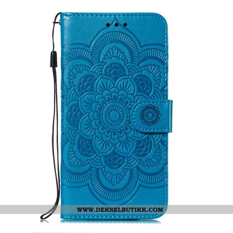 Deksel Samsung Galaxy A30s Beskyttelse Lilla Folio, Etui Samsung Galaxy A30s Skinndeksel Salg