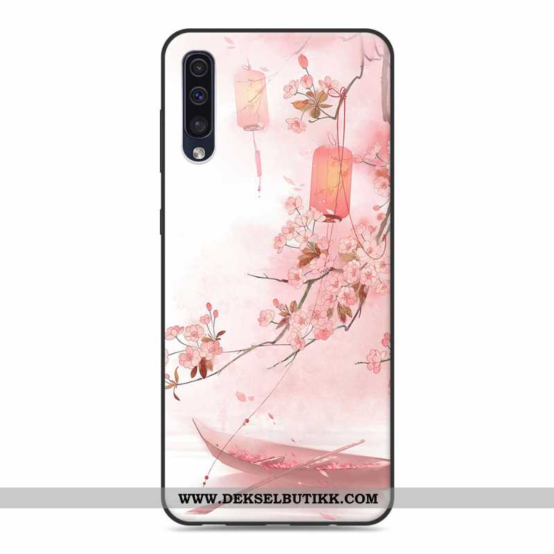 Deksel Samsung Galaxy A30s Myke Mobiltelefon Etui Anti-fall Rosa, Samsung Galaxy A30s Silikon Salg