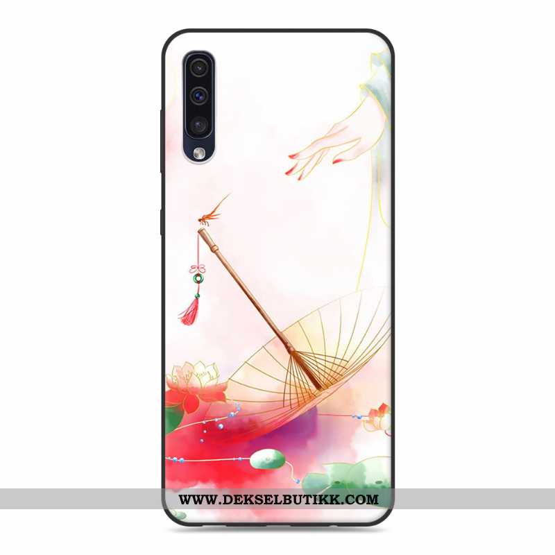 Deksel Samsung Galaxy A30s Myke Mobiltelefon Etui Anti-fall Rosa, Samsung Galaxy A30s Silikon Salg