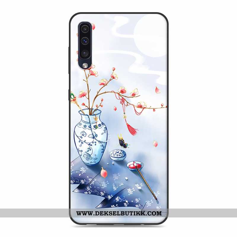 Deksel Samsung Galaxy A30s Myke Mobiltelefon Etui Anti-fall Rosa, Samsung Galaxy A30s Silikon Salg