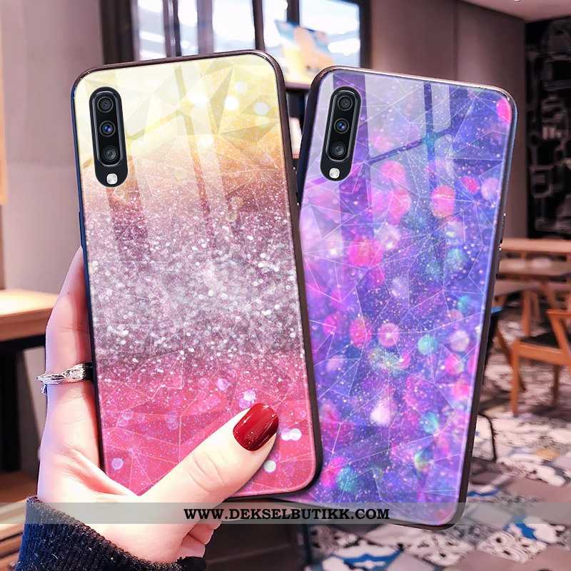 Deksel Samsung Galaxy A30s Rombe Stjernene Mobiltelefon Lilla, Etui Samsung Galaxy A30s Billige