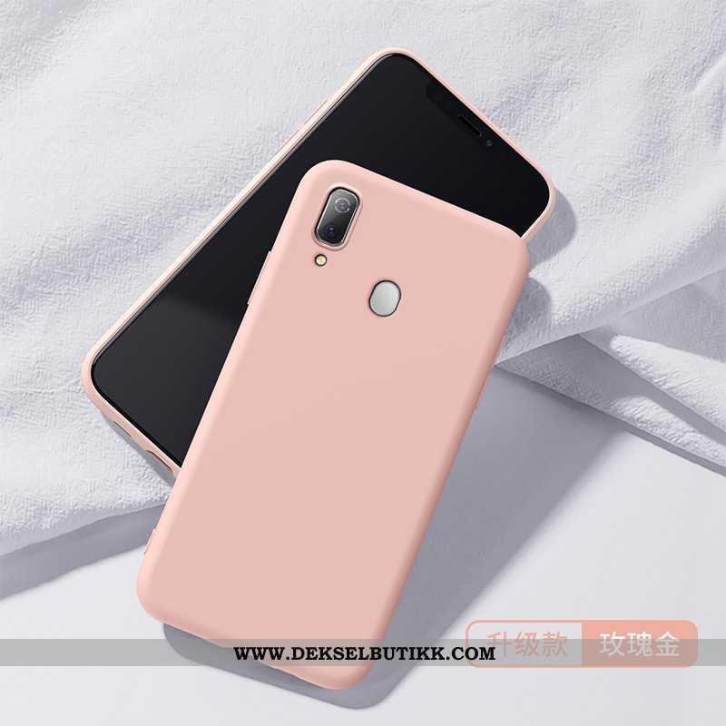 Deksel Samsung Galaxy A40 Tynne Stjernene Anti-fall Ultra Rosa, Etui Samsung Galaxy A40 Silikon Bill