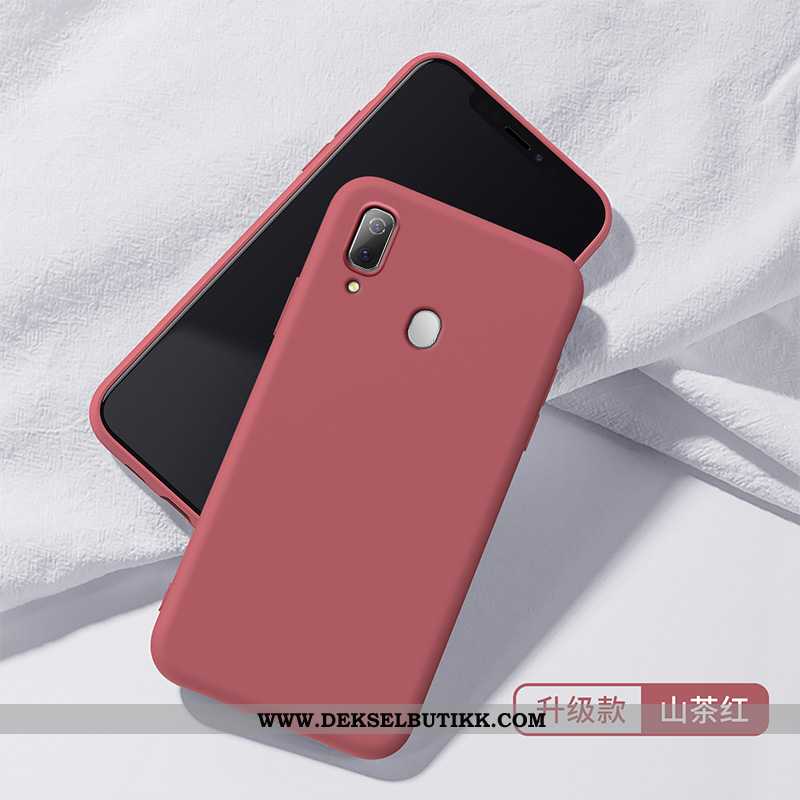 Deksel Samsung Galaxy A40 Tynne Stjernene Anti-fall Ultra Rosa, Etui Samsung Galaxy A40 Silikon Bill