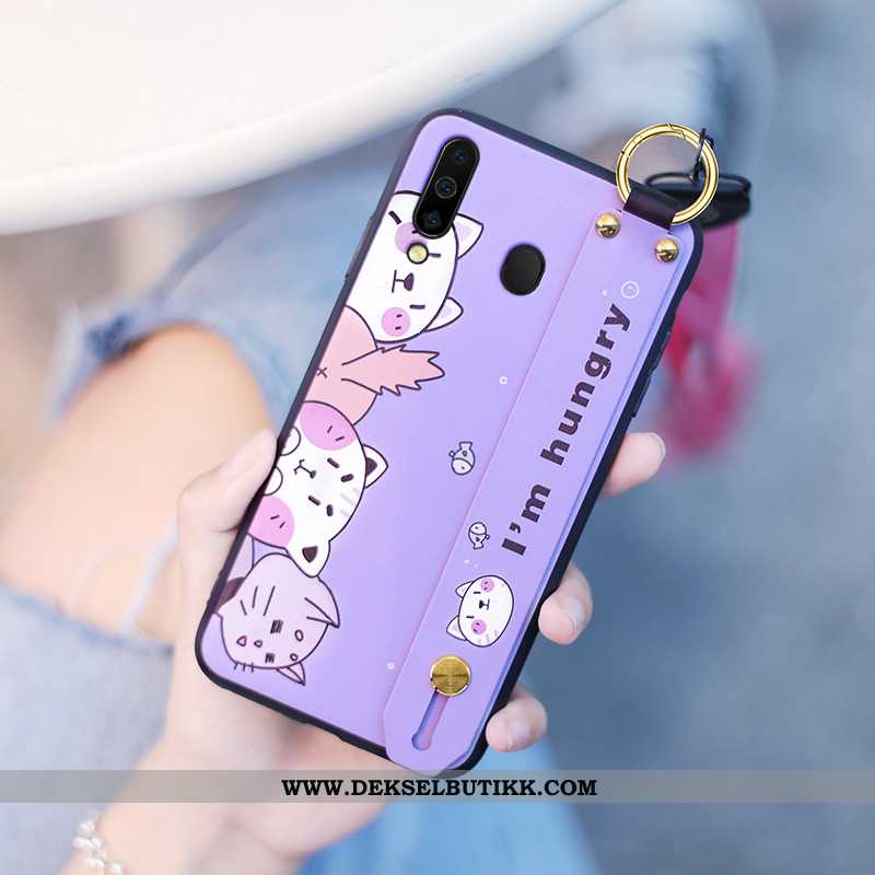 Deksel Samsung Galaxy A40s Myke Mobiltelefon Cartoon Lette Svart, Etui Samsung Galaxy A40s Silikon B