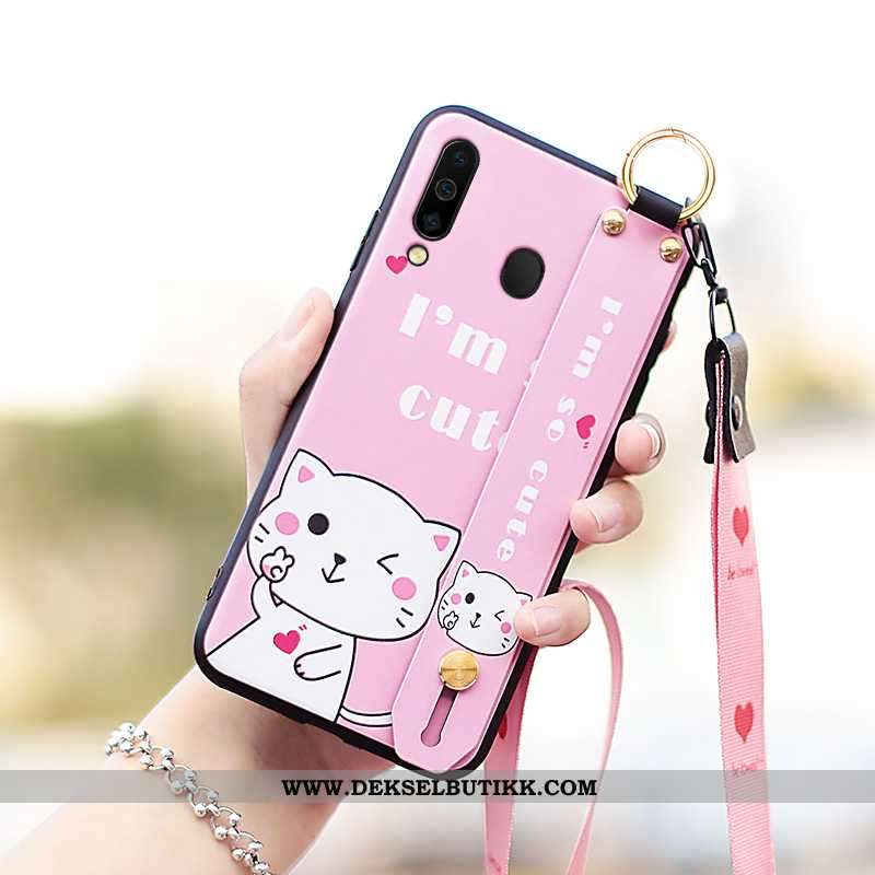 Deksel Samsung Galaxy A40s Myke Mobiltelefon Cartoon Lette Svart, Etui Samsung Galaxy A40s Silikon B